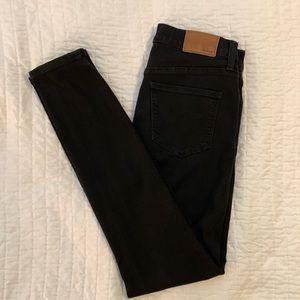 Madewell Roadtripper Black Jeans, 27